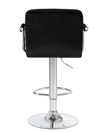 Набор 2 шт Стул барный KRUGER ARM, черный велюр (MJ9-101)