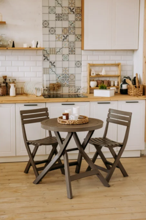 Стол садовый Domfy Garden Table пластик коричневый