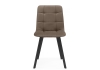 Стул на металлокаркасе Чилли коричневый, черный