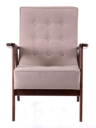 Кресло РЕТРО темный тон, RS 16- темно-бежевый