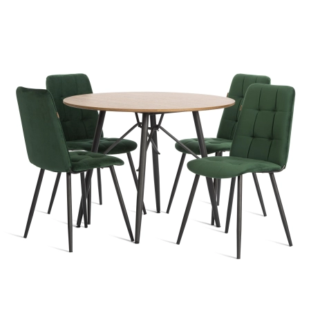 Стул обеденный Asti изумрудный