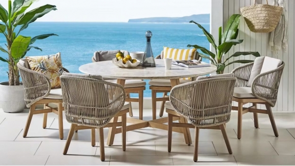 Стол деревянный обеденный Tagliamento Mali Ø150 натуральный