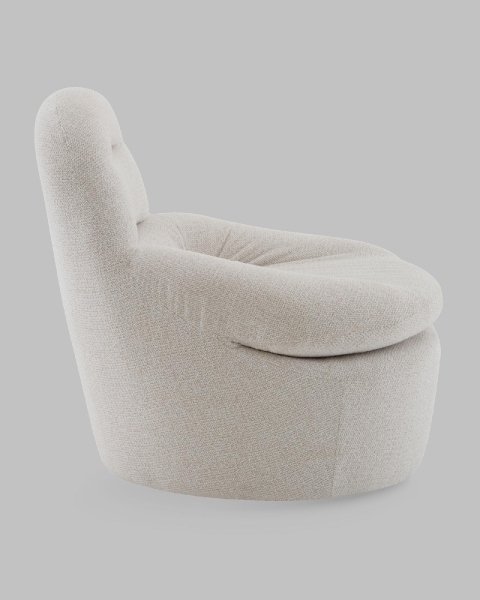 Кресло лаунж Fir светло-серый