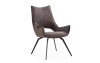Стул DC1241 коричневый, черный
