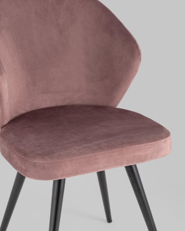 Стул Танго велюр пыльно-розовый