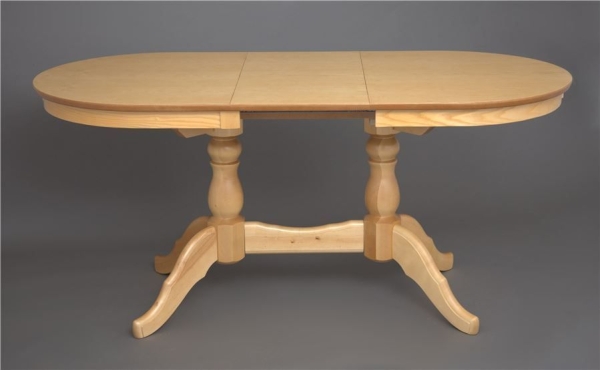 Раздвижной стол Овальный 130 светлый тон