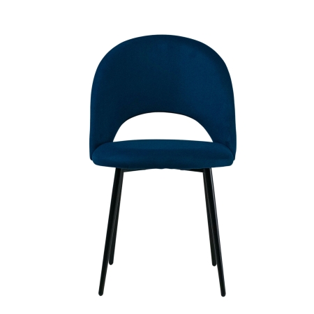 Стул Джексон синий велюр velutto 54