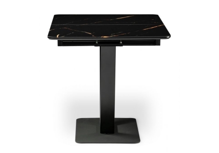 Стеклянный стол Бугун обсидиан, черный