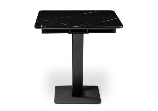 Стеклянный стол Бугун обсидиан, черный