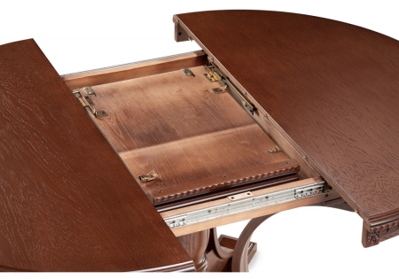 Стол деревянный Нозеан круглый миланский орех