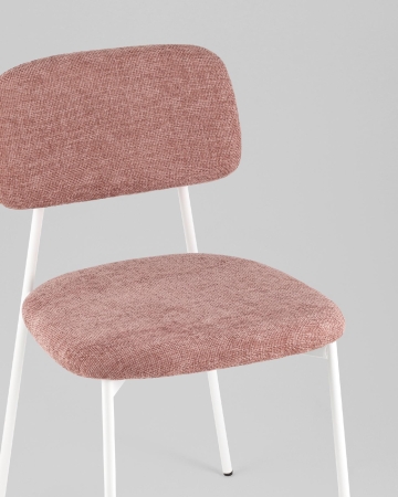Стул Chao розовый белые ножки 4 шт.