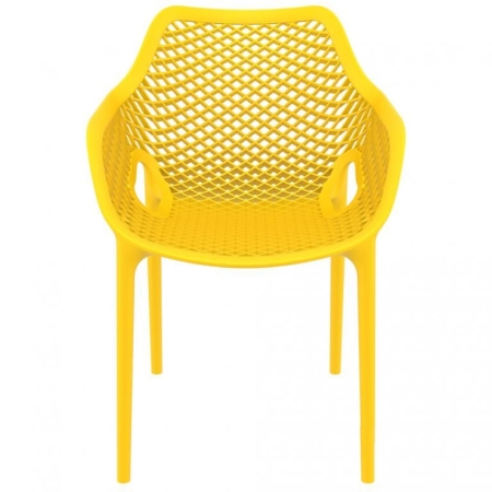 Кресло пластиковое Air XL желтое