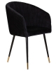 Стул обеденный MARY черный велюр 1922-21