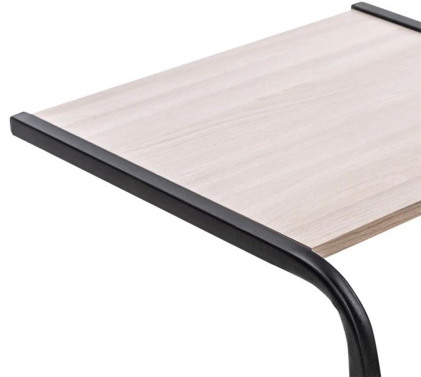 Подкатной стол СЛКС-6 каркас черный, ясень шимо светлый