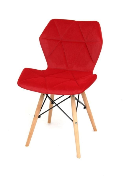 Стул S-879MT красный B-1016 velvet