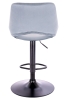 Барный стул Flash ткань серый
