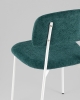 Стул Chao темно-зеленый белые ножки 2 шт.
