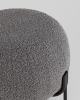 Пуф Флик new ткань букле темно-серый