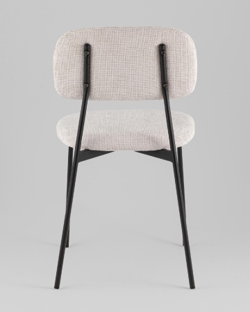 Стул Chao светло-серый черные ножки 4 шт.