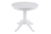 Стол обеденный не раздвижной Круглый-80 белая эмаль