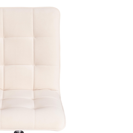 Кресло ZERO флок, молочный