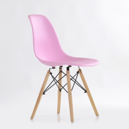 Стул Eames style розовый Стул Eames style розовый