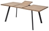 Стол BRICK M 140 дуб канзас, черный