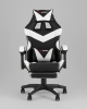 Кресло спортивное TopChairs MG-7019 черно-белый фото в интернет-магазине Stoolmarket