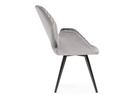 Стул Муат поворотное confetti silver, черный