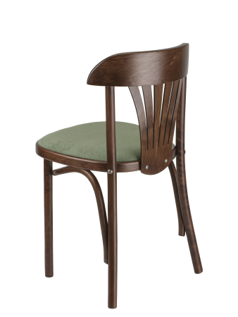 Стул Астра темный тон, букле зеленый MOSS 615