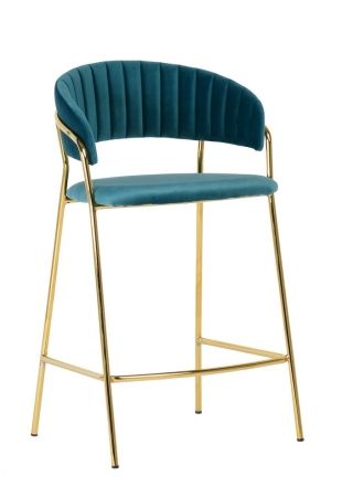 Полубарный стул Turin бирюзовый