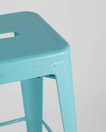Стул барный TOLIX голубой матовый