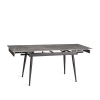Стол обеденный Lord Grey/Лорд Грей серый и черный