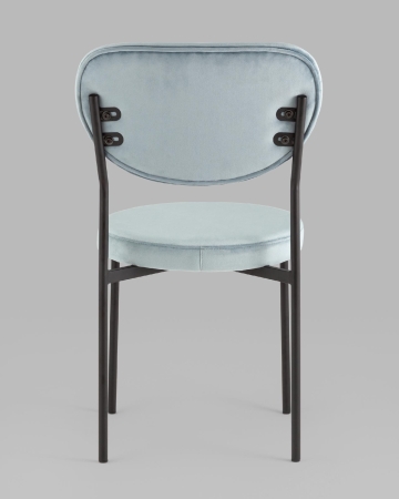 Стул обеденный Барбара велюр серо-голубой NC