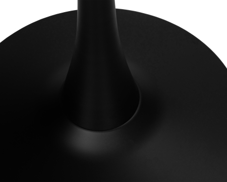 Стол барный MIA BAR черная столешница, черное основание