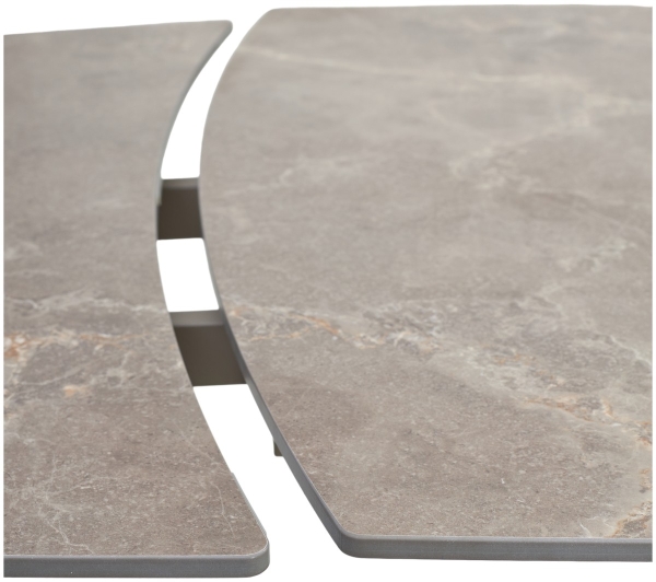 Стол BALDE 140 MATT LATTE STONE SOLID CERAMIC, TAUPE