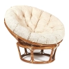 Кресло "PAPASAN" 23/01 W, с подушкой, бежевый, орех