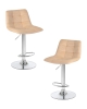 Набор 2 шт Стул барный TAILOR, бежевый велюр (MJ9-10)