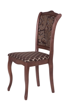 Стул Константа тон 317 патина черная, ткань Афитап коричневый, компаньон