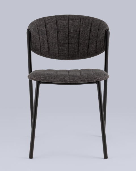 Стул Харпер ткань рогожка темно-серый