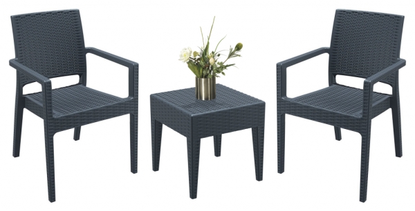 Комплект пластиковой мебели Siesta Contract Miami Ibiza Комплект пластиковой мебели Siesta Contract Miami Ibiza