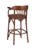 Стул барный 650 Венский твердый средний тон