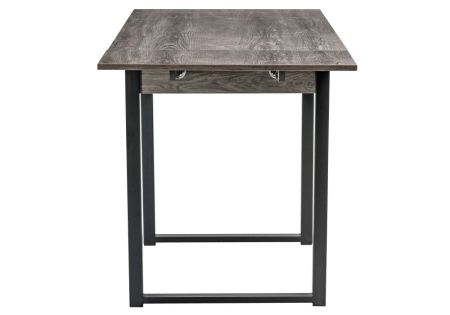 Стол деревянный Форли дуб рошелье, черный матовый