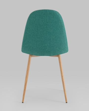 Стул Валенсия SN зеленый с ножками под дерево