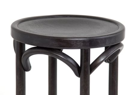 Барный деревянный табурет Венский 750 венге с твердым сиденьем Барный деревянный табурет Венский 750 венге с твердым сиденьем