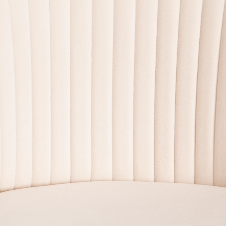 Кресло MELODY флок, молочный