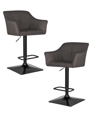 Набор 2 шт Стул барный RALF, темно-серый (LAR-106D-26)