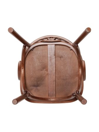 Деревянный стул Венский средний тон с твердым сиденьем