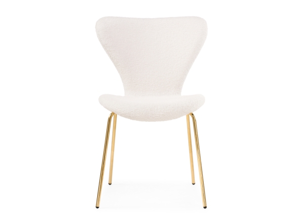 Стул Solo white, gold