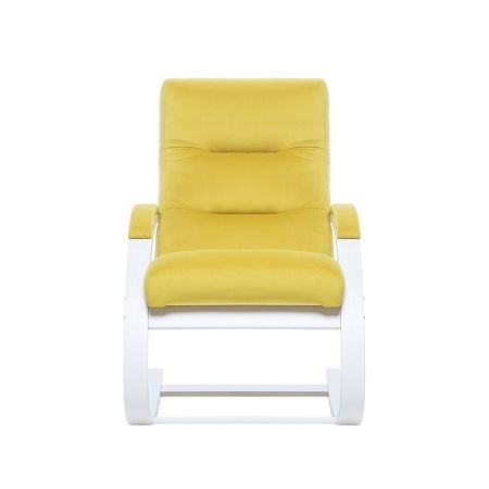 Кресло-качалка Милано слоновая кость и ткань V 28